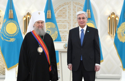 Токаев наградил митрополита Александра орденом “Достык”