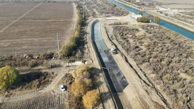 В Туркестанской области реконструируют свыше 62 км каналов