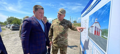 Алакөлде өрт сөндіру депосы және құтқару станциясының құрылысы басталды