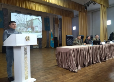 Мать героя Национальной гвардии МВД РК Айбата Аманова встретилась с военнослужащими