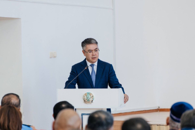 Серик Шапкенов встретился с жителями Кызылкогинского района